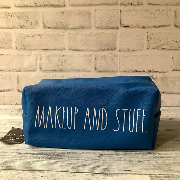Rae Dunn Makeup And Stuff Loaf Cosmetic Bag - Picture 1 of 3